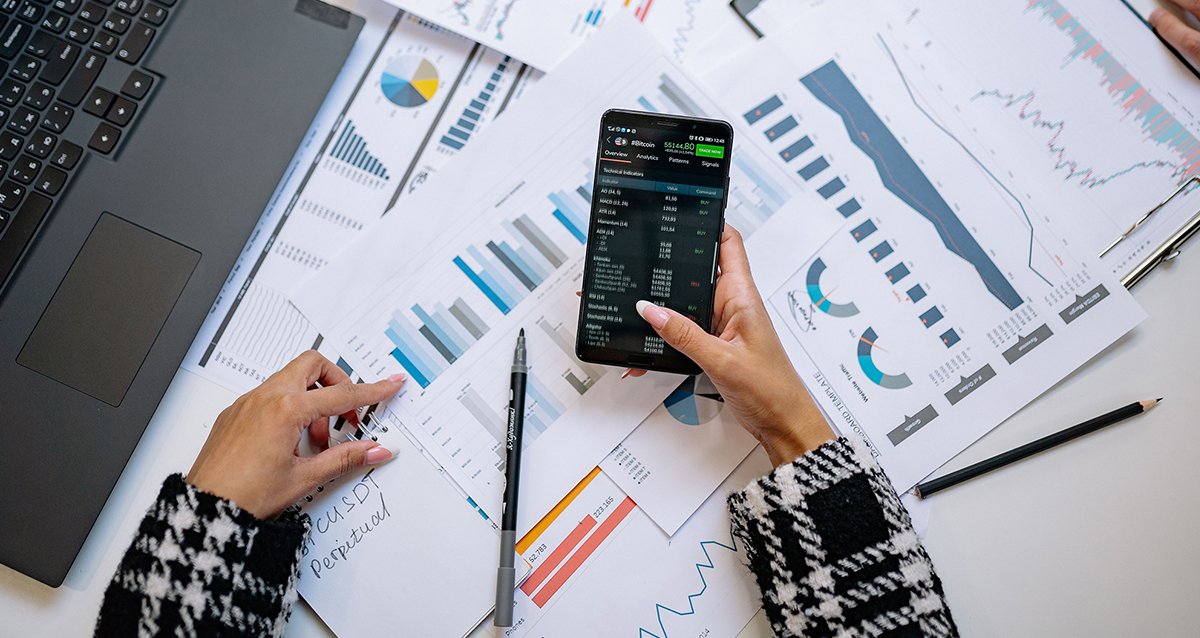 Analytics dashboard showing business growth