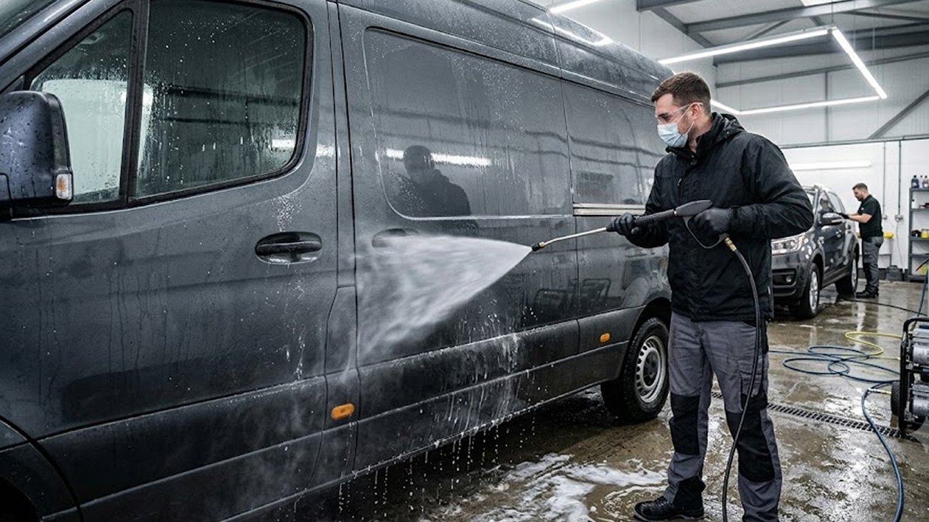 High-Pressure Exterior Wash
